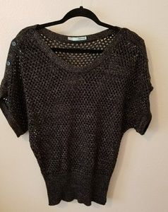 Black knitted top